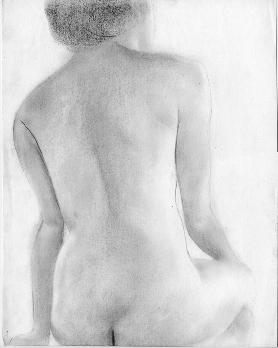 Back of woman